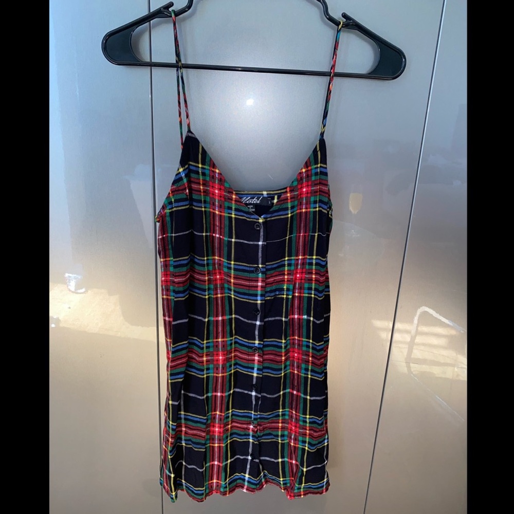 Motel Plaid Dress from Princess Polly